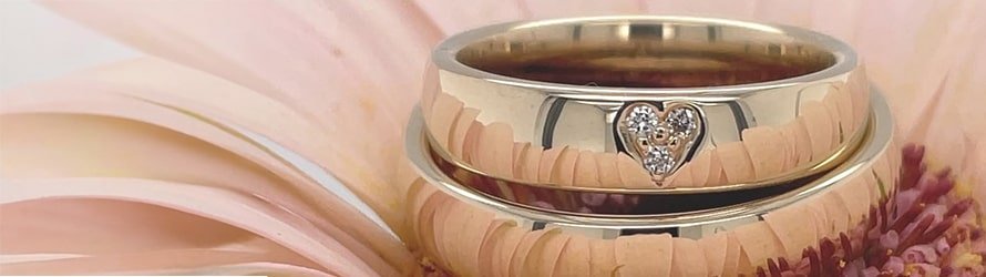 Vielsesringe i hvidguld