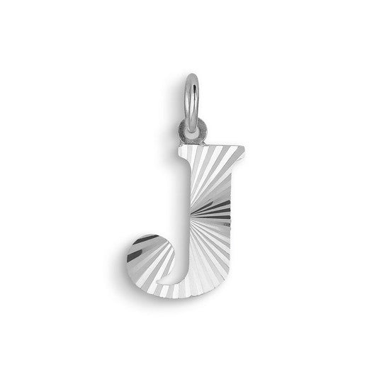 Reflection Letters vedhæng i sølv – Jane Kønig (A–Z), 14 mm