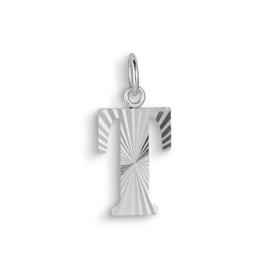 Reflection Letters vedhæng i sølv – Jane Kønig (A–Z), 14 mm