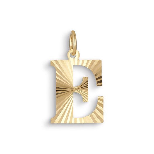 Jane Kønig bogstavvedhæng i forgyldt sølv, A, 14 mm