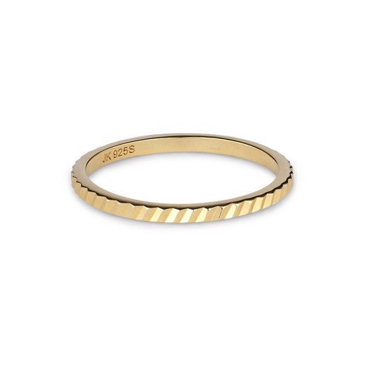 Jane Kønig Small Reflections ring i forgyldt sølv