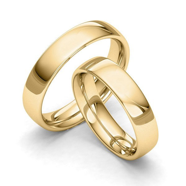 Romantiske Siersbøl vielsesringe i 14 eller 9 karat guld