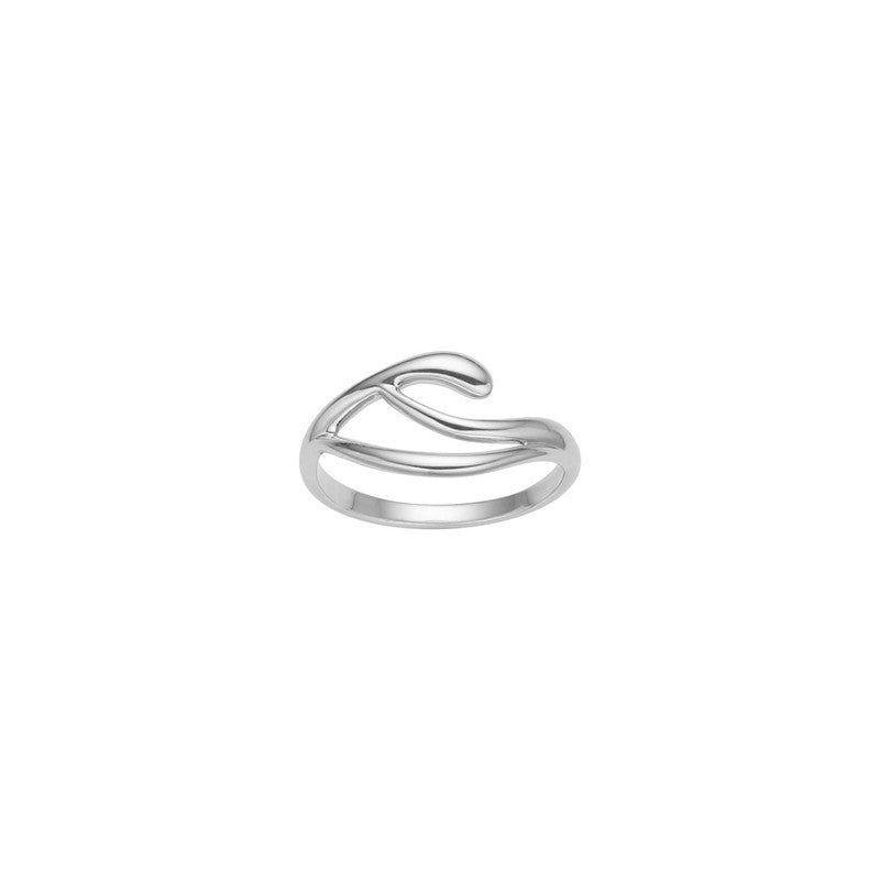 Aura52 ring i rhodineret 925 sterlingsølv fra Nordahl Andersen