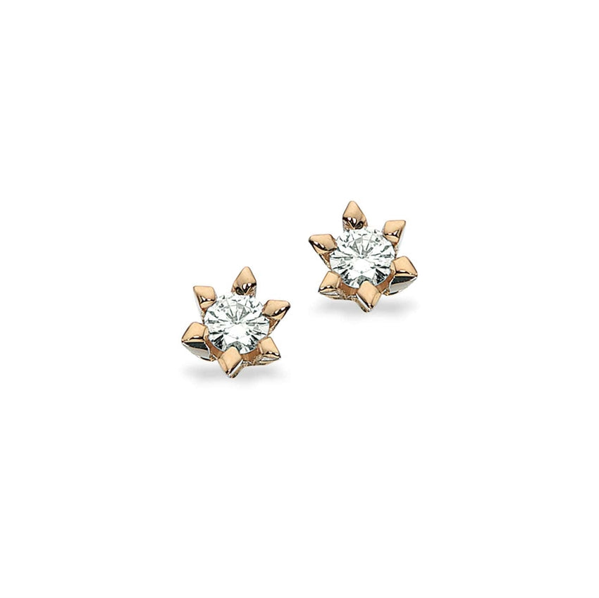 Victoria ørestikker i 14 kt guld med diamanter (0,10–0,50 ct) fra Scrouples