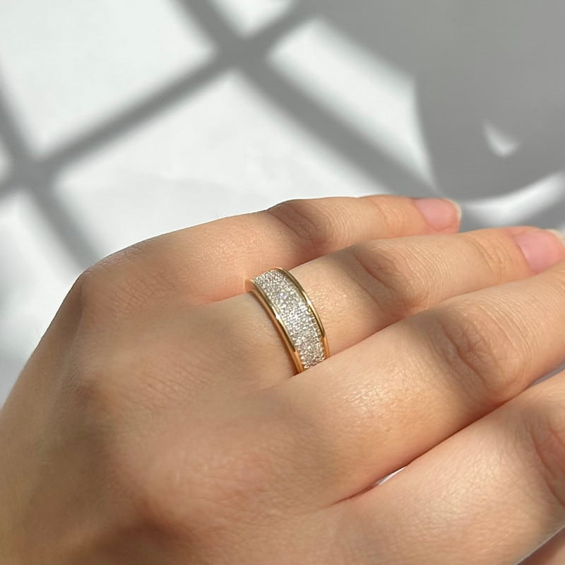 Aagaard diamantring i 14 karat guld med 0,25 ct diamanter