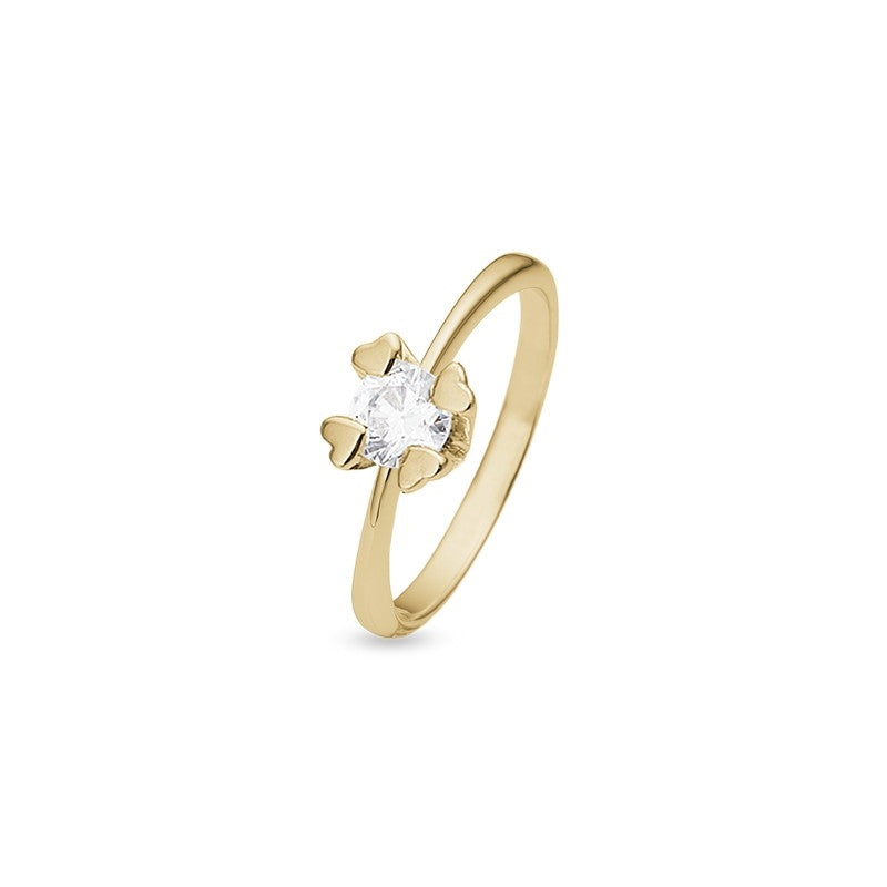 Mary diamantring fra Aagaard i 14 karat guld med lab-grown diamant 1,00 ct