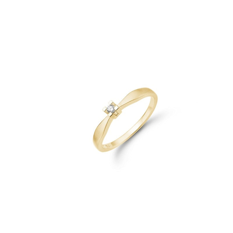 Eternity diamantring fra Aagaard i 14 karat guld med 0,05–0,50 ct diamant
