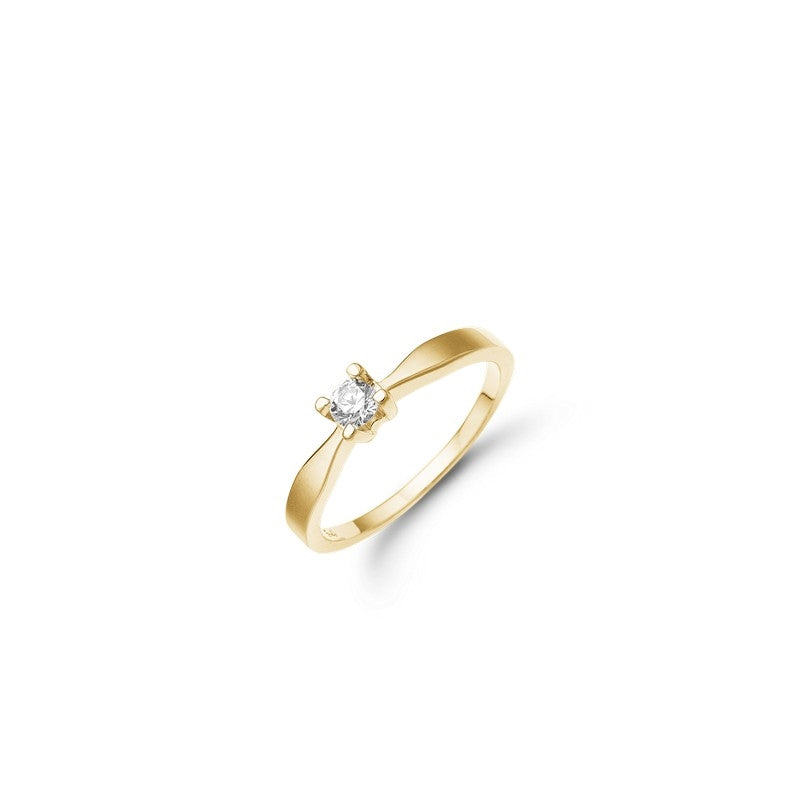 Eternity diamantring fra Aagaard i 14 karat guld med 0,05–0,50 ct diamant