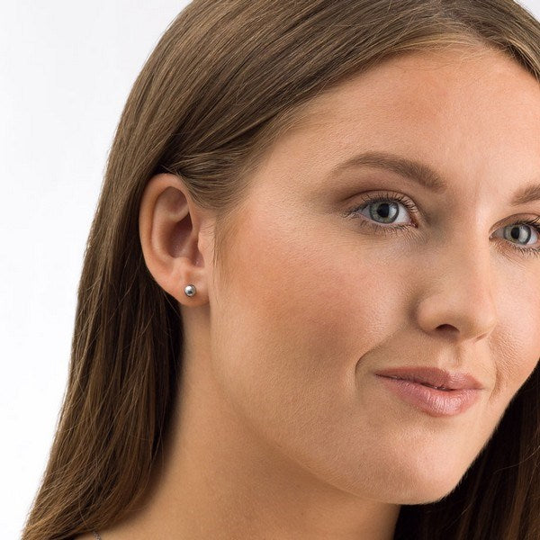 Blomdahl øreringe i sølv titanium Ø 3 mm