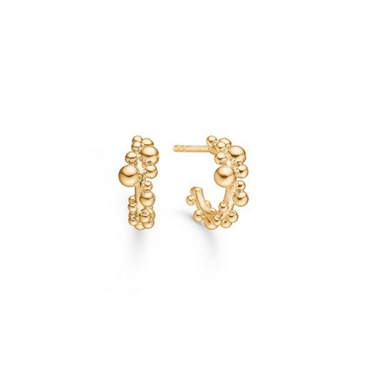 Bubbles ørehængere i 14 karat guld fra Mads Z