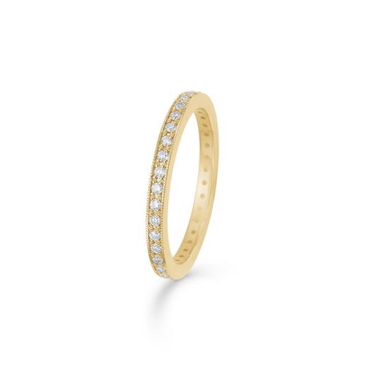Poetry dot ring fra Mads Z i 14 karat guld med 0,33 ct diamanter