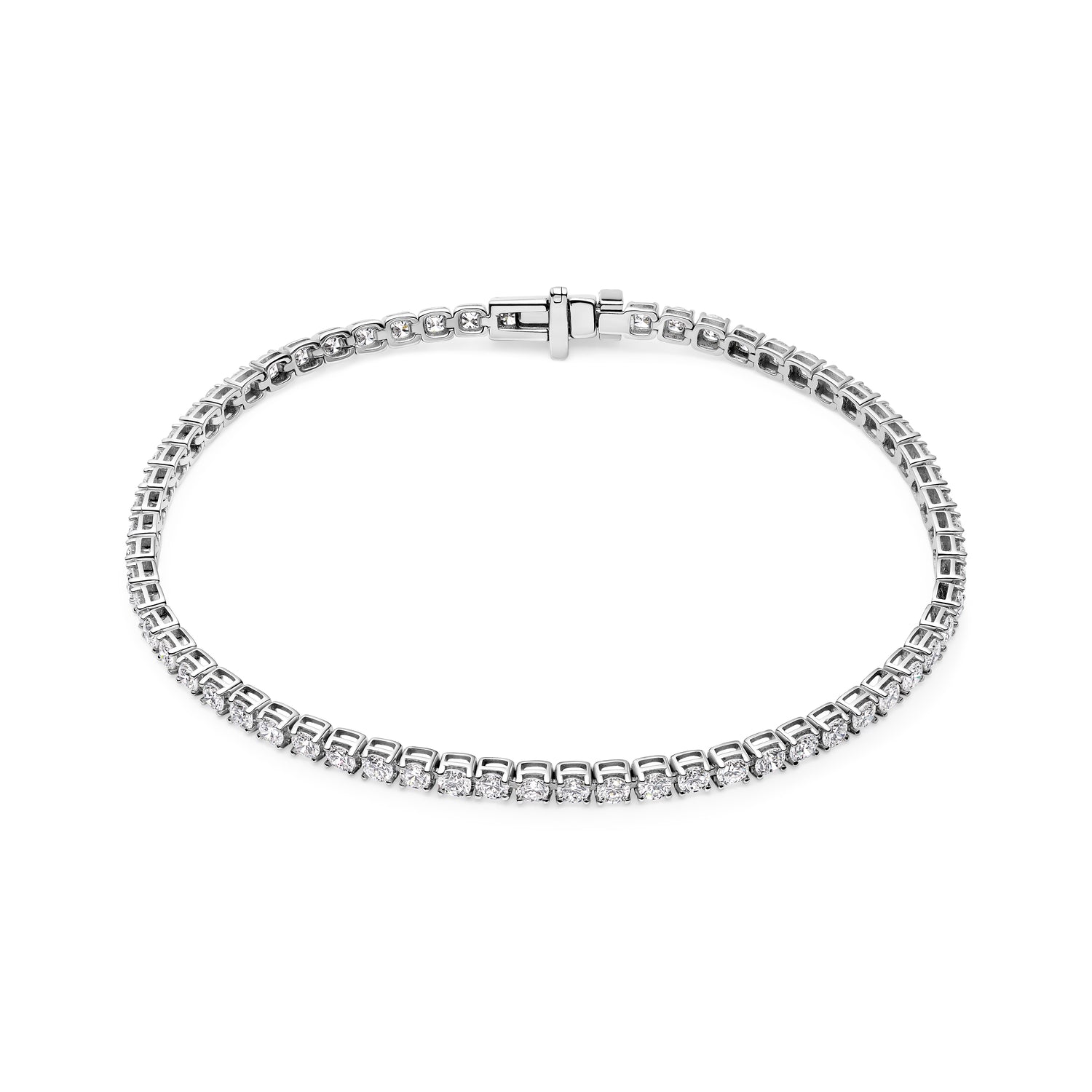 Sif Jakobs Diamante tennisarmbånd i 14 karat hvidguld med lab-grown diamanter fra Sif Jakobs Jewellery.