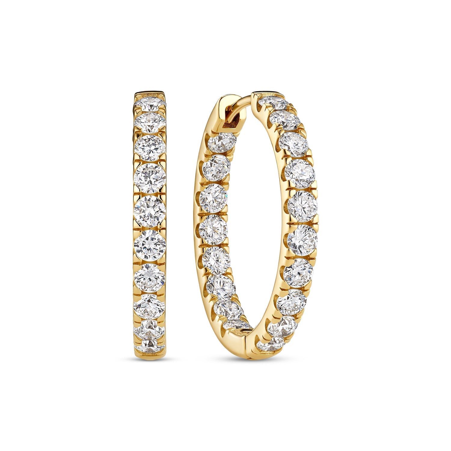 Sif Jakobs Alba Eternity øreringe i 14 karat guld med 2,16 ct lab-grown diamanter fra Sif Jakobs Jewellery.