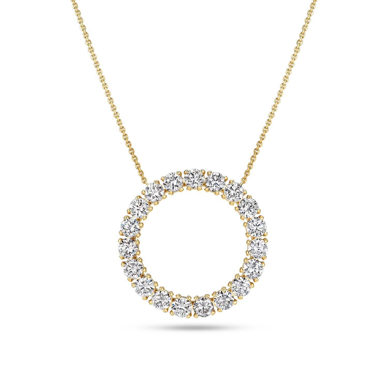 Sif Jakobs Jewellery Bellina diamant halskæde i 14 karat guld med 1,90 ct lab-grown runde diamanter – 45 cm.