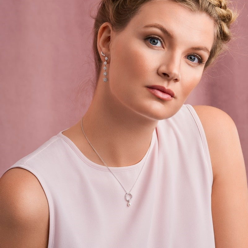 Lisanor øreringe i forgyldt sølv med zirkonia – JoanliNor