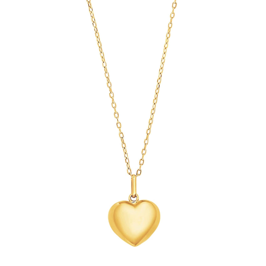 BAILANDO52 halskæde med hjerte i 18 karat forgyldt sølv fra Nordahl Andersen.