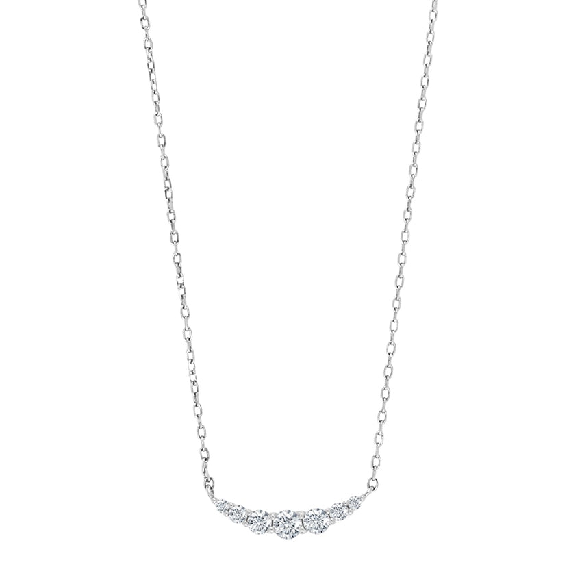 LINDANOR halskæde i sølv med zirkonia fra Joanli Nor