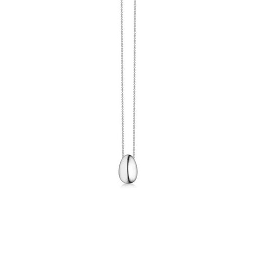 Mads Z Ellipse halskæde i sterlingsølv 40–45 cm