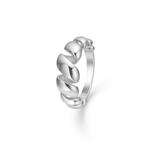 Swirl ring i sterlingsølv fra Mads Z