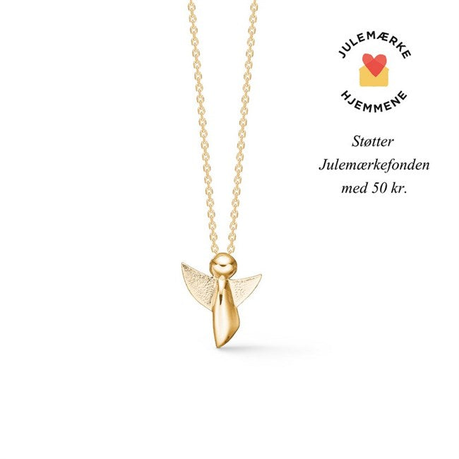 Me & My Angel vedhæng i forgyldt sølv fra Mads Z
