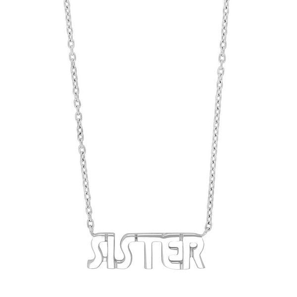 Nordahl Jewellery SISTER halskæde i sterlingsølv 45+5 cm