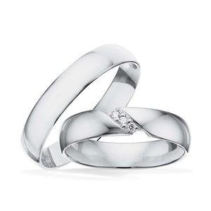 Vielsesringe i sølv