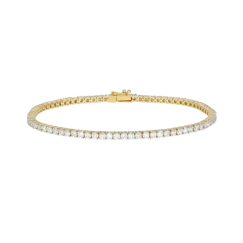 Aagaard tennisarmbånd i 14 karat guld med 2,84–2,97 ct lab-grown diamanter 17–19 cm