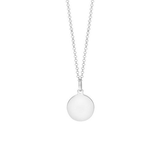 Son of Noa halskæde i rhodineret sølv med 15 mm vedhæng, 60 cm