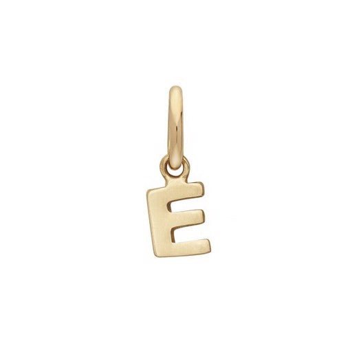 Siersbøl bogstavsvedhæng i 14 karat guld – A