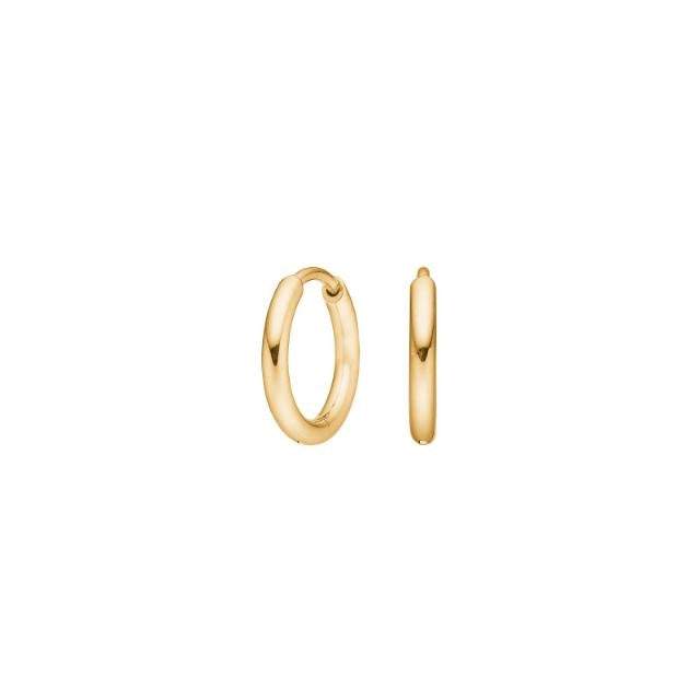 Hoops i forgyldt titanium fra Nordahl Andersen 8 mm