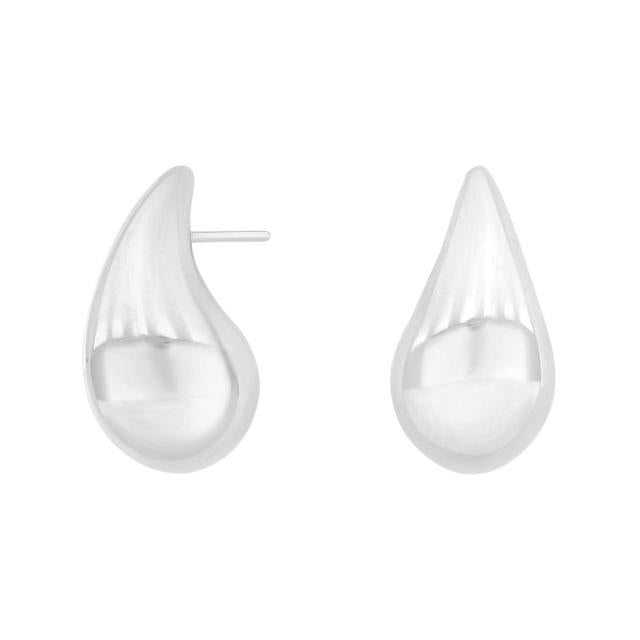 Macarina øreringe i sølv fra Nordahl Andersen (15 x 26 mm)