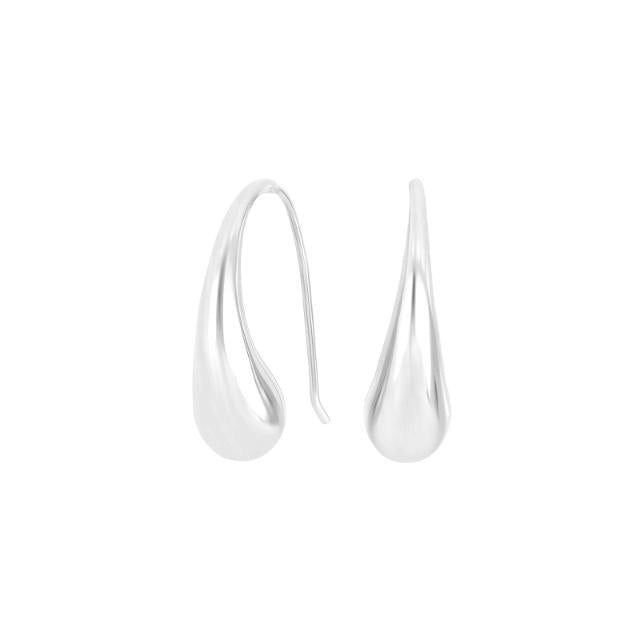 Macarina dråbeøreringe i sølv fra Nordahl Jewellery (7 x 23 mm)