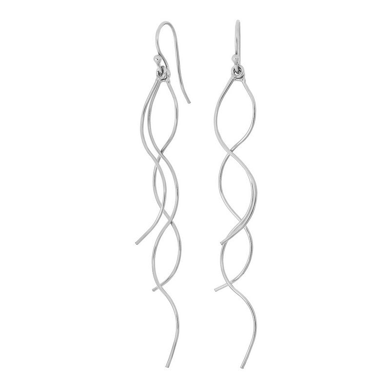 SPIN52 ørehængere i sølv fra Nordahl Andersen (65 mm)