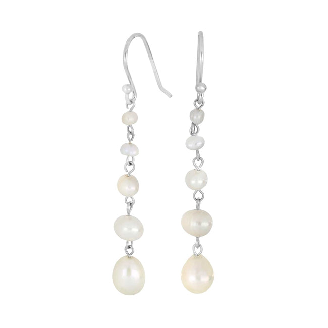 PEARL52 ørehængere i sterlingsølv fra Nordahl Jewellery