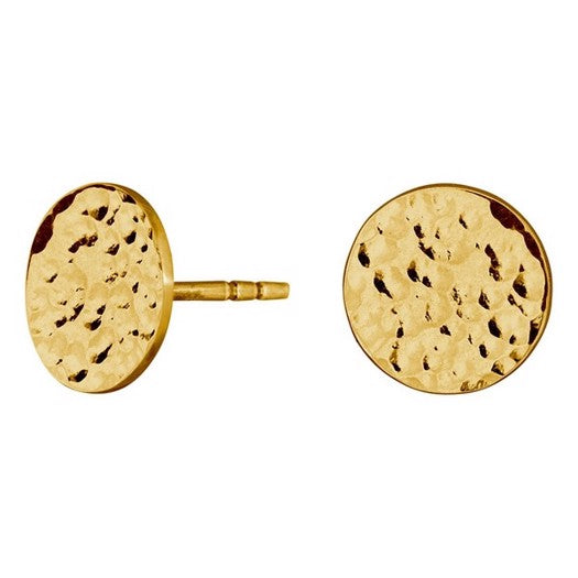 Two-sided52 ørestikker i forgyldt sølv fra Nordahl Jewellery