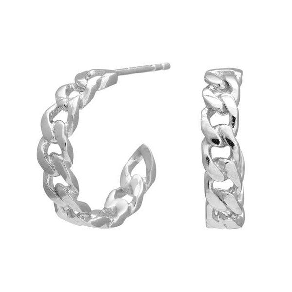 PANZER52 sølvcreoler Ø20 mm fra Nordahl Andersen