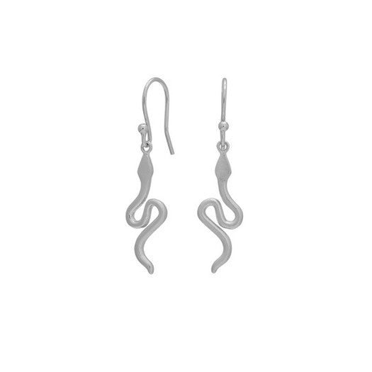SNAKE52 ørebøjler i sølv fra Nordahl Jewellery