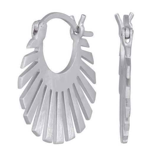 SUN52 øreringe i sølv fra Nordahl Andersen, 20 mm