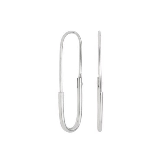 PIN52 øreringe i sølv fra Nordahl Andersen, 35 mm
