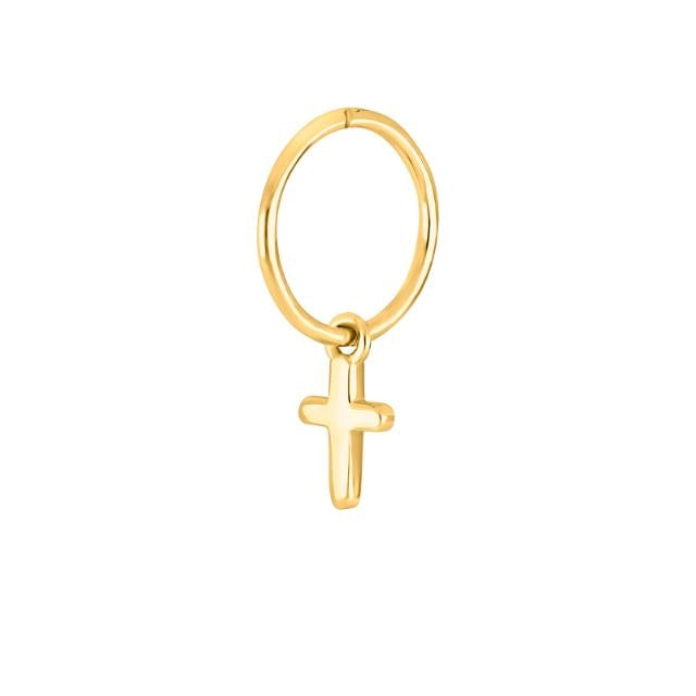 Son of Noa creol i 18 karat forgyldt sølv med lille kors