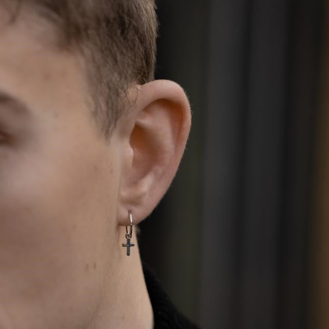 Son of Noa creol i rhodineret sølv med kors