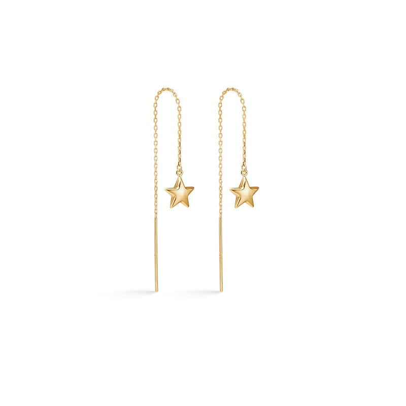 Astra Lux kædeøreringe fra Mads Z i 8 kt guld