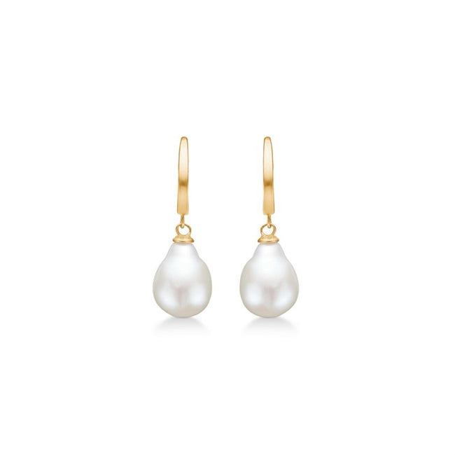 Coco øreringe fra Mads Z i 8 kt guld med perler