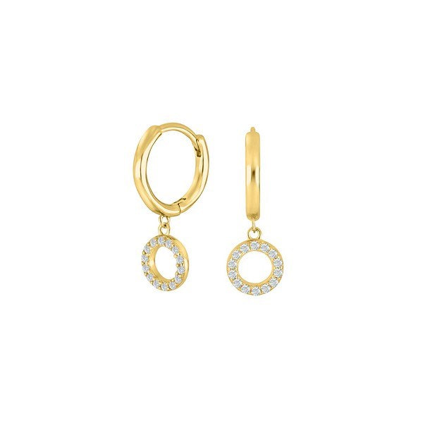 IBINOR creoler i forgyldt sølv med zirkoniavinger fra JoanliNor