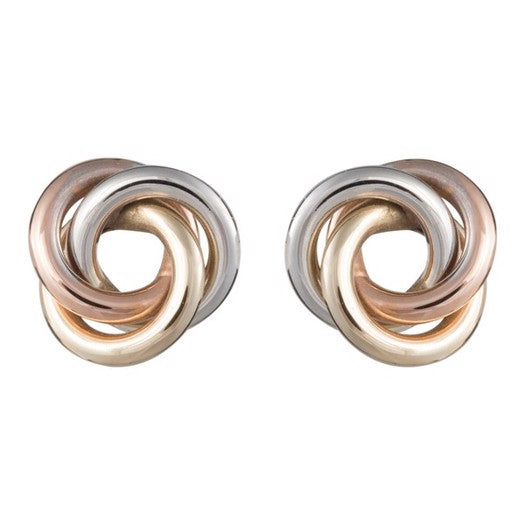 Stilfulde Siersbøl knudeørestikker i 8 eller 14 karat guld