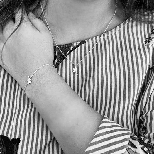 Clover armbånd i sølv fra Pernille Corydon 15–18 cm