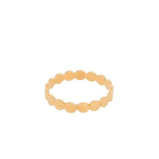 Forgyldt sølvring fra Pernille Corydon