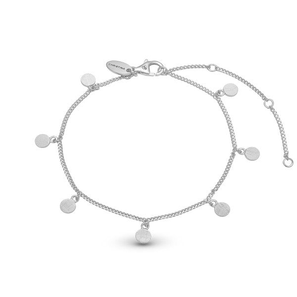 SPOTS armbånd i sølv fra Christina Jewelry & Watches 16+5 cm