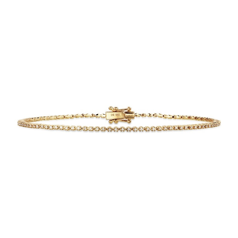 Scrouples Dazzling tennisarmbånd i 14 karat guld med 0,32 ct H-W/SI diamanter.