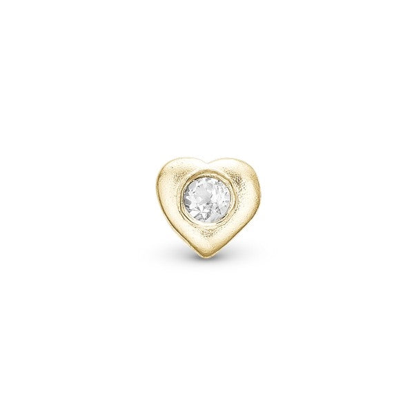 Topaz Heart element i forgyldt sølv fra Christina Jewelry & Watches med topas